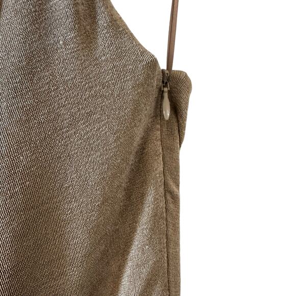 New Misha Women's Noelene Jumpsuit Wide Leg Khaki Size 4 - Picture 10 of 13